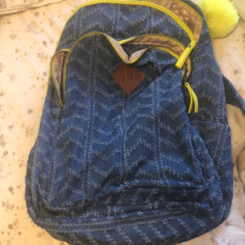 Blue backpack